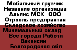 Мобильный грузчик › Название организации ­ Альянс-МСК, ООО › Отрасль предприятия ­ Складское хозяйство › Минимальный оклад ­ 1 - Все города Работа » Вакансии   . Белгородская обл.